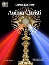 Anima Christi SA choral sheet music cover